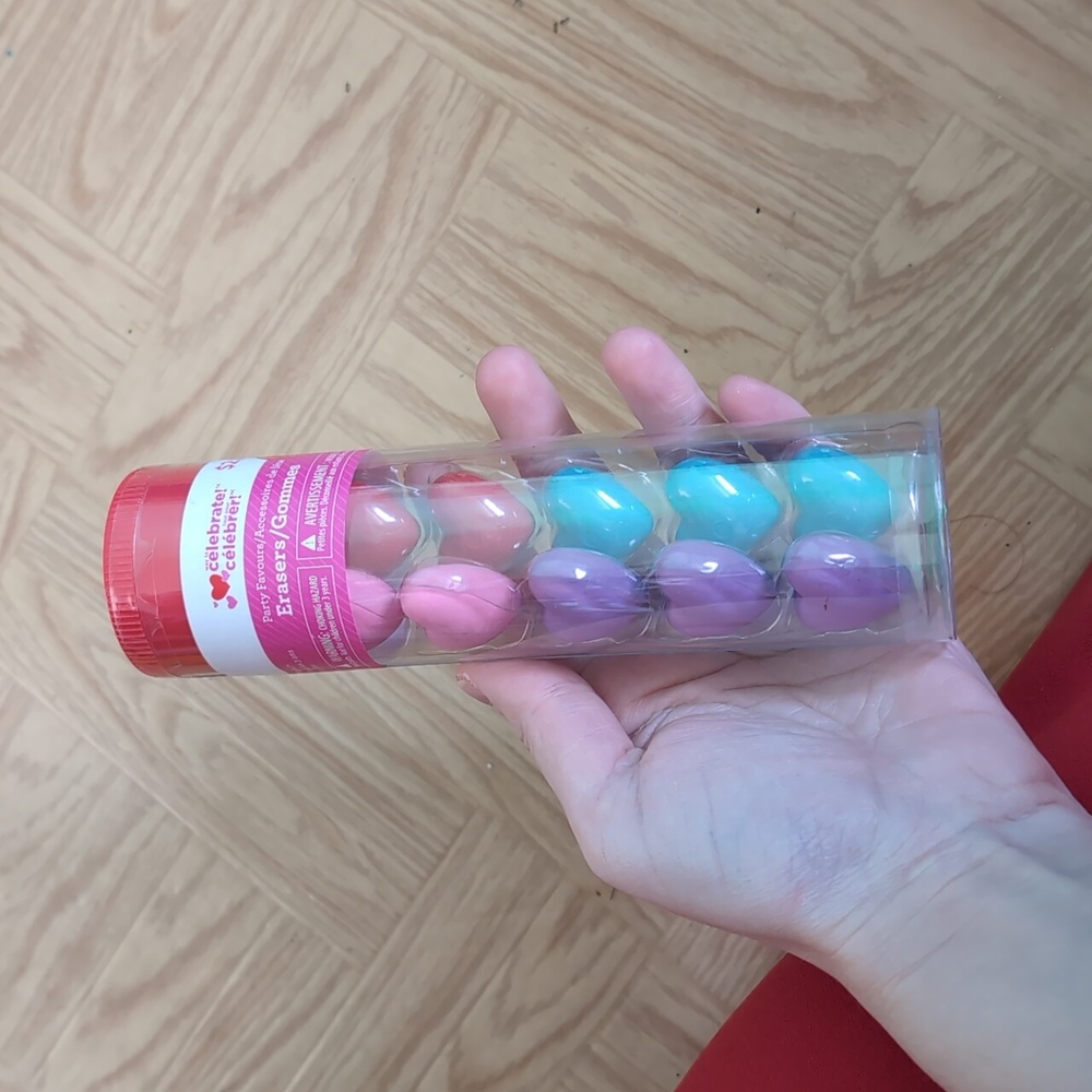2$ Add On⭐12pi party favor erasers
